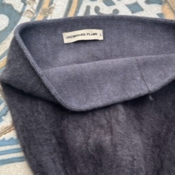 Reinhard Plank Angora Beanie in Grey - Picture 3 of 4